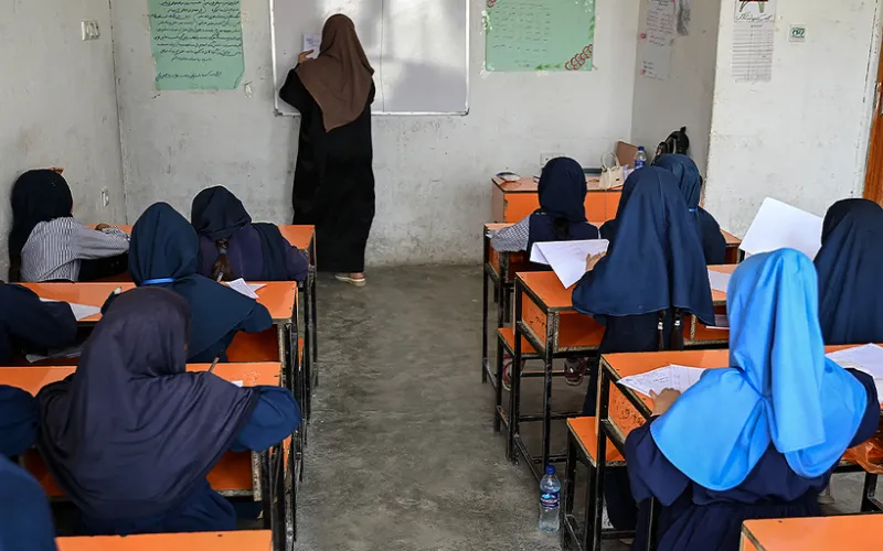 2.4m Afghan girls barred from secondary schools, UNESCO says