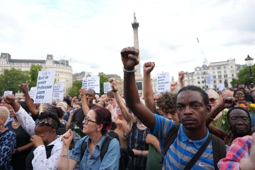 Vigil held in central London for late Cambridge professor Jason Arday | Race Issues