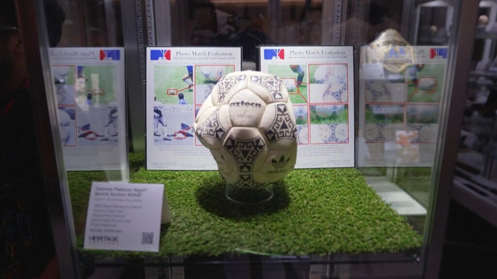 Maradona’s ‘Hand of God’ ball from Mexico sells for $3.35m | Football