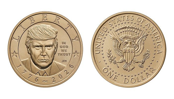 Trump’s face finally lands on $1 coin despite law barring living presidents on currency