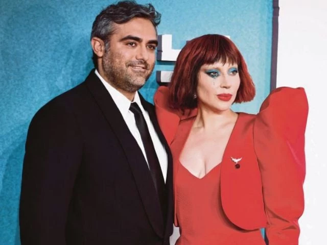 Lady Gaga and Michael Polansky 'beam' as parents to newborn baby