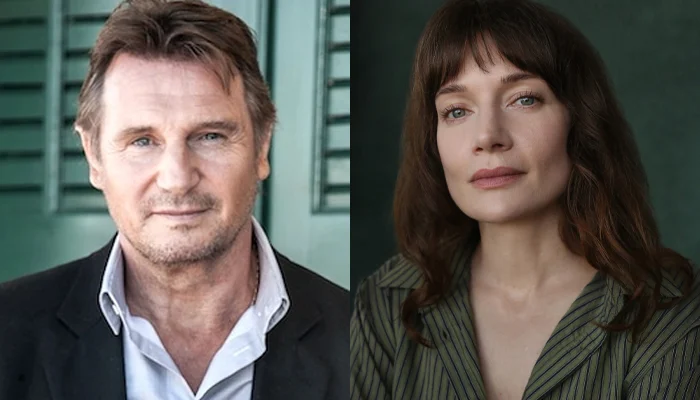Liam Neeson, Stella Stocker spark romance rumors with PDA move