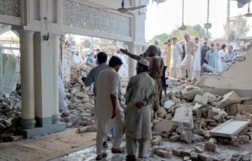 Mosque blown up as terrorists storm Kohat police facility
