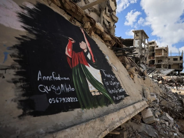 Mural of rapper Macklemore painted in Gaza after Ed Sheeran tour furore