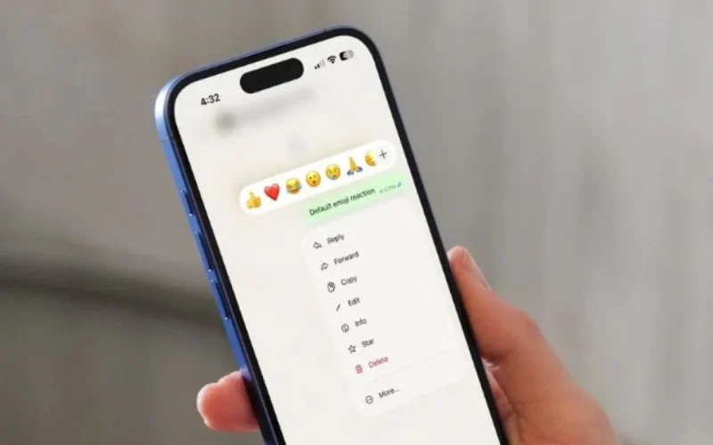 WhatsApp Plus lets you customise emoji reactions on Android