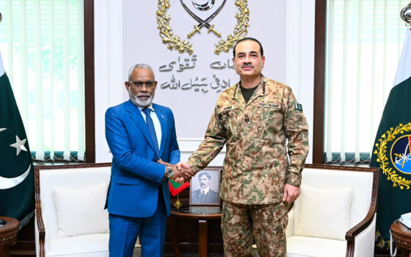 CDF Munir, Maldives parliament speaker discuss bilateral cooperation and regional security