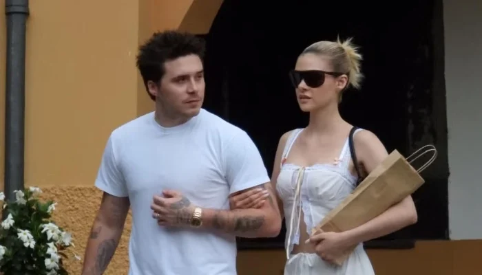 Nicola Peltz, Brooklyn Beckham look downcast after death of close pal Presley Gerber