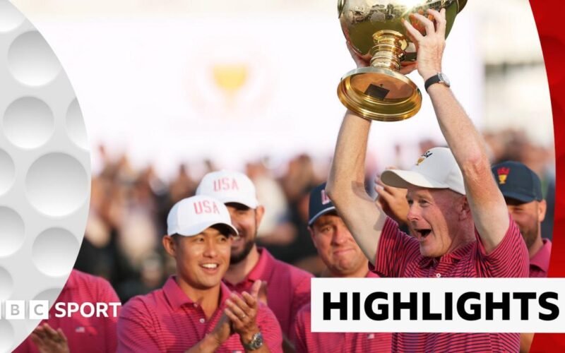 US retain Presidents Cup with final day comeback