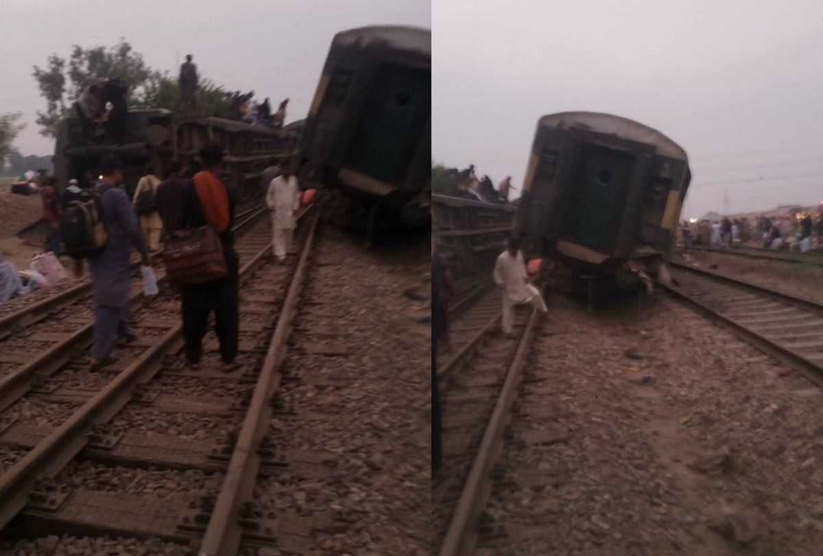 Five killed, over 30 injured as Rahman Baba Express derails near Multan