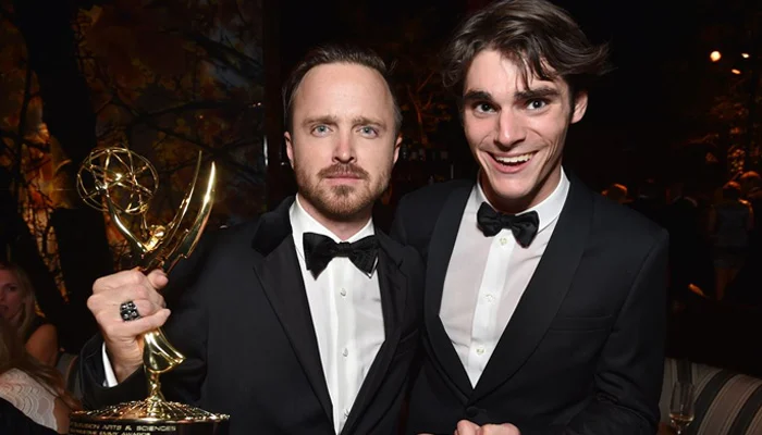 Aaron Paul shares old RJ Mitte mental health video with emotional tribute