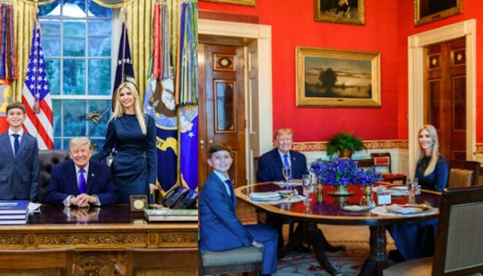 Trump hosts White House dinner for Ivanka’s son as he turns 13