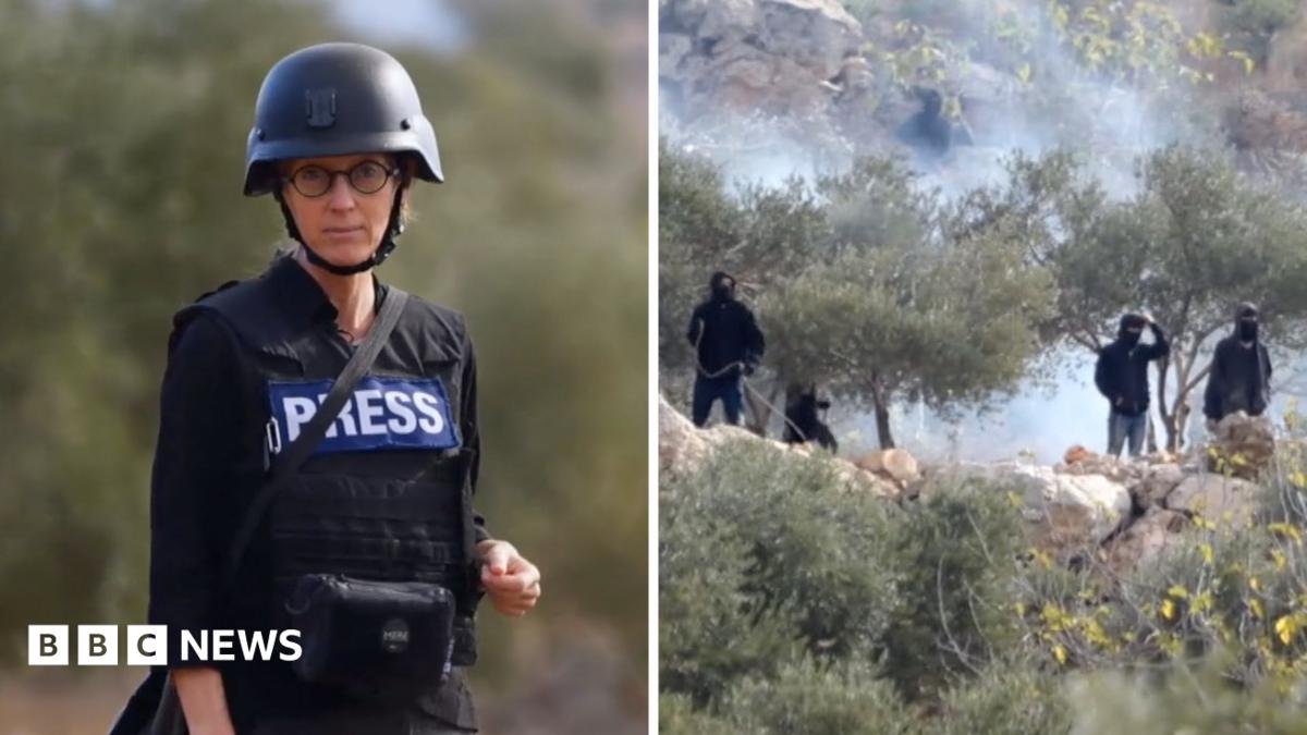 Israeli settlers attack Palestinians in West Bank during olive harvest