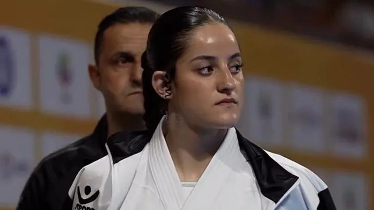 Palestinian karate champion Maryam Bsharat wins second world title