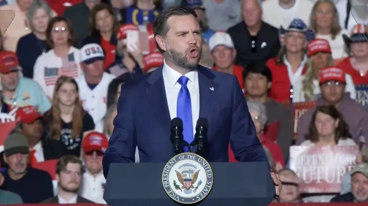‘Release Epstein files’, protester interrupts JD Vance’s speech