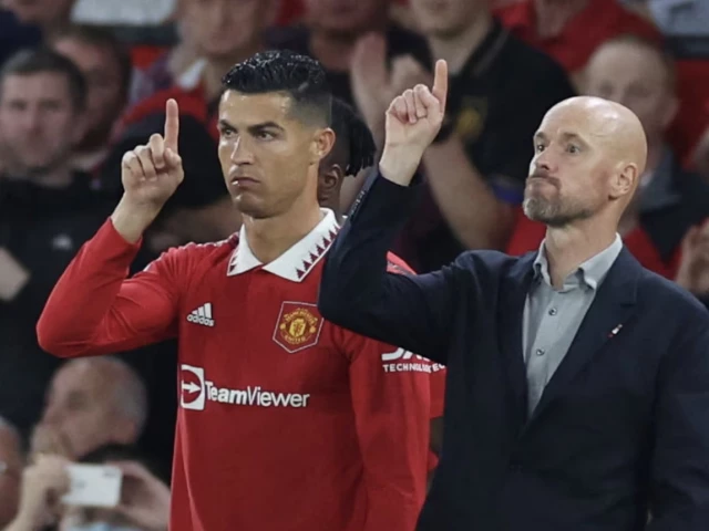 Ten Hag says Ronaldo let Manchester United down