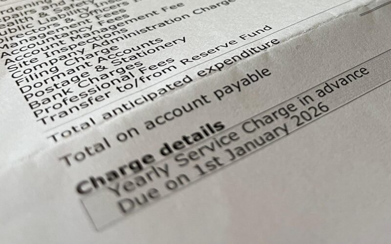 ‘An £8k service charge left me unable to pay bills’