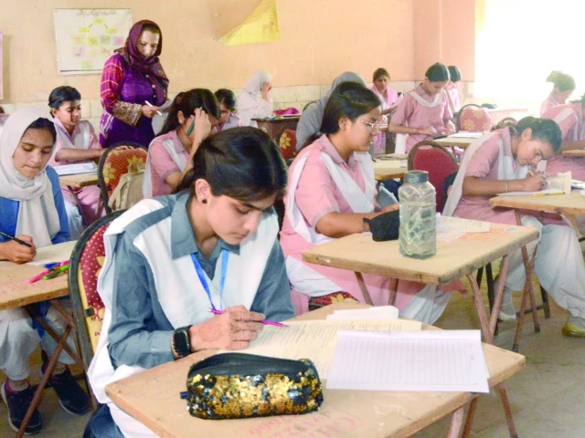 Girls lead boys in DG Khan intermediate results