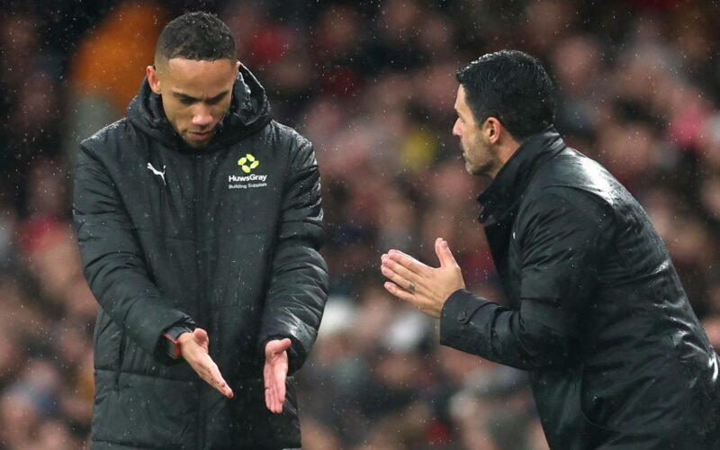 Leaving the technical area? Arteta has the receipts