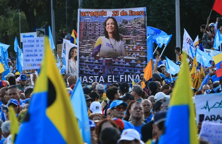Venezuela’s opposition leader Maria Corina Machado returns from exile