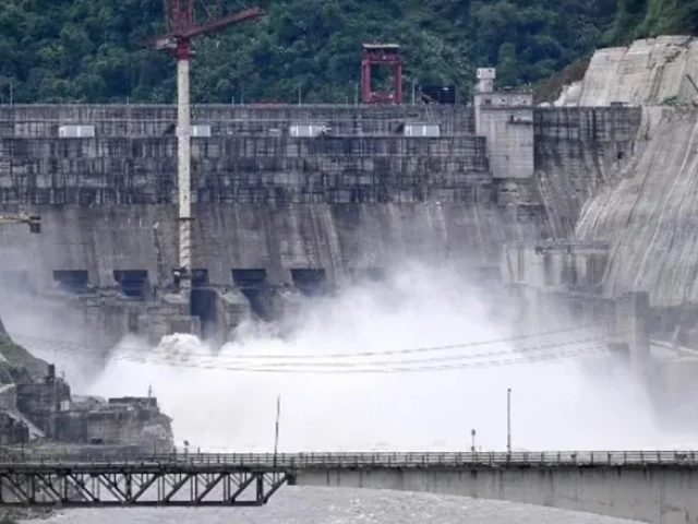 Protesters clash over India-China dam