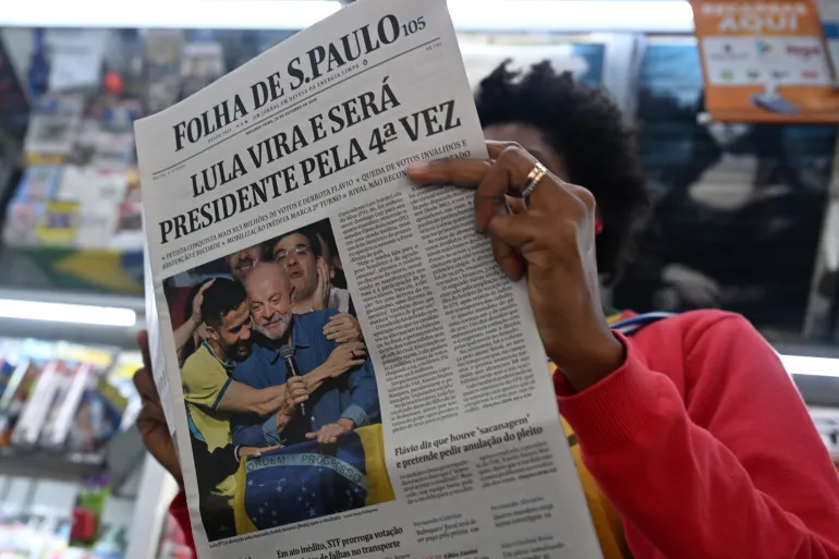 Brazil’s real sinks after Lula’s re-election victory
