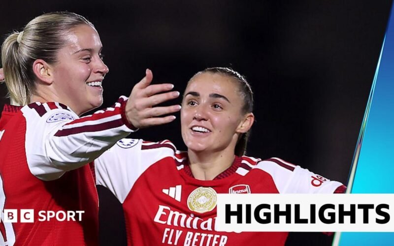 Russo scores hat-trick as Arsenal beat Benfica