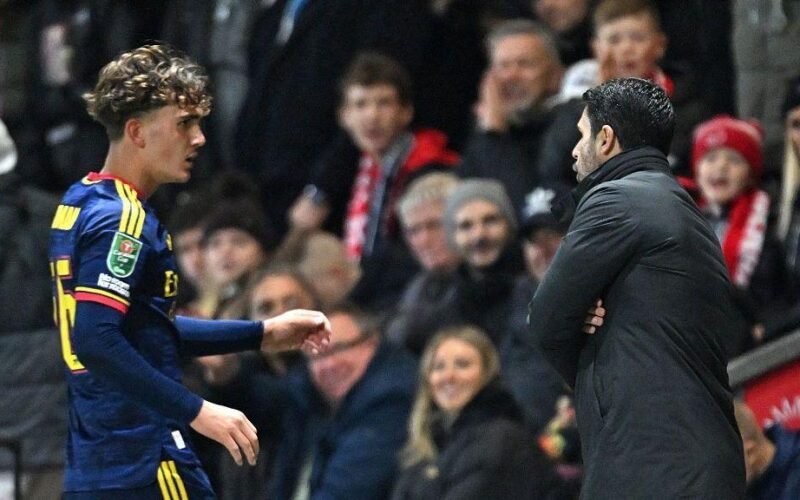 Arteta warns Dowman ‘we are not in Disneyland’ after red card