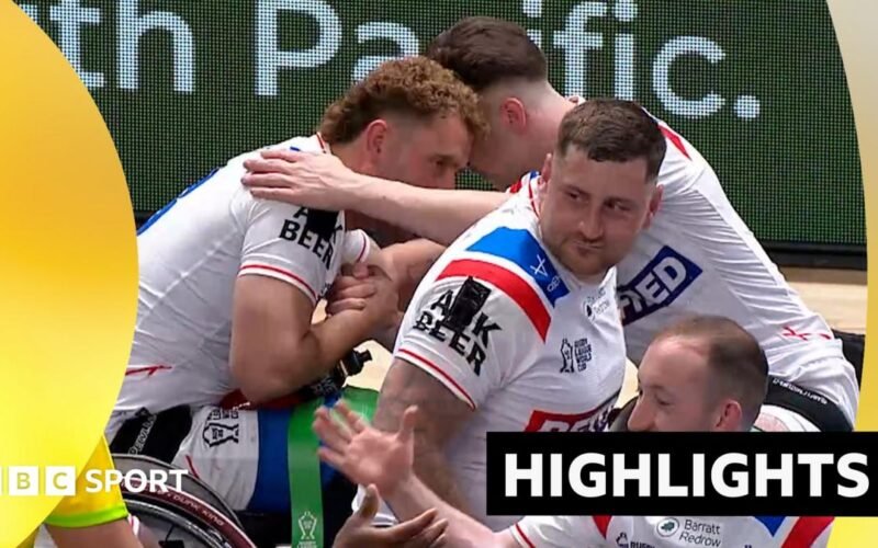 England thrash Wales in Wheelchair Rugby League World Cup