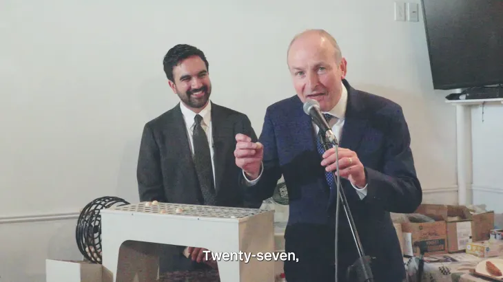 Mamdani, Irish PM play bingo, ‘split the G’ in New York