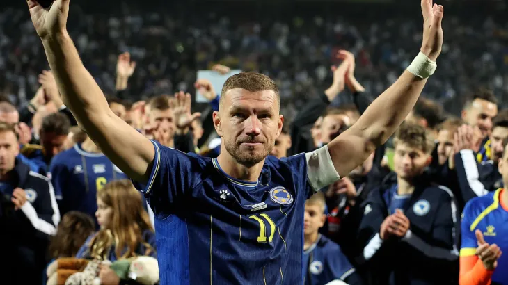 Tributes as Bosnian football star Edin Dzeko retires