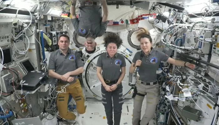ISS Command changes hands in emotional ceremony