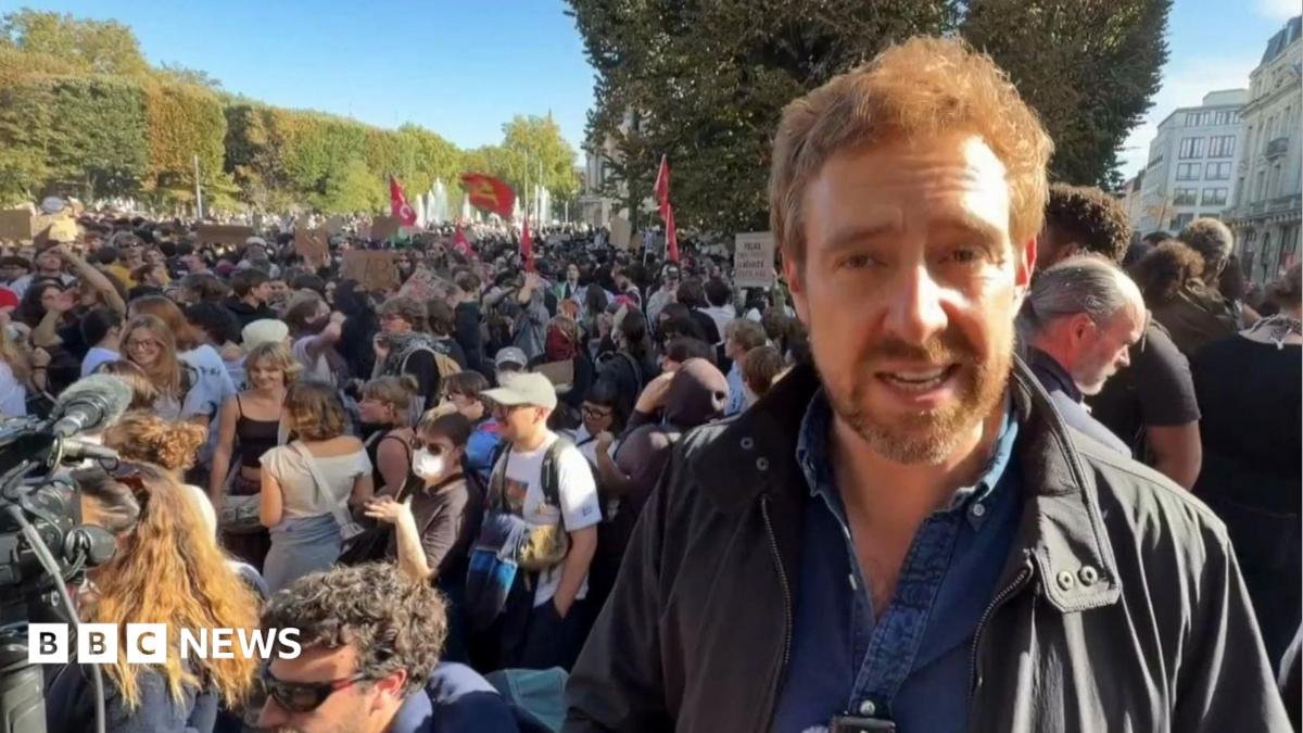 ‘There are now thousands of people’: At the scene of student protests in Lille