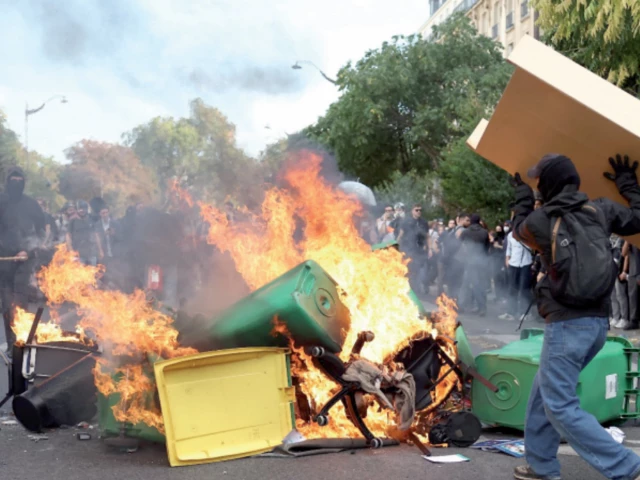 Protests in France escalate