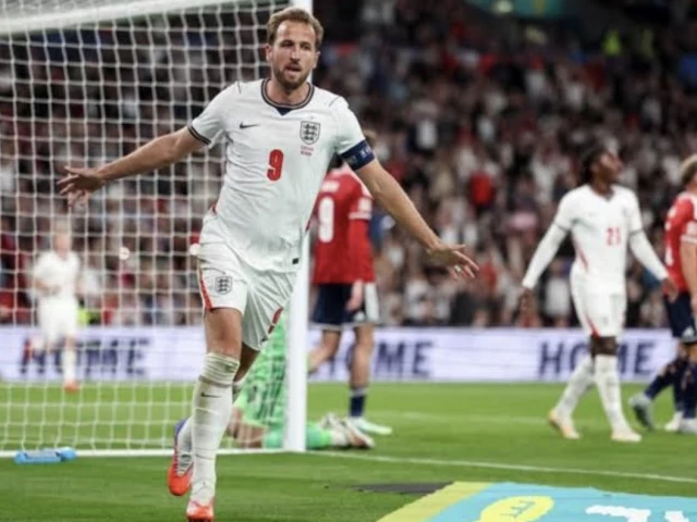 Kane eyes Ronaldo record after matching England cap mark