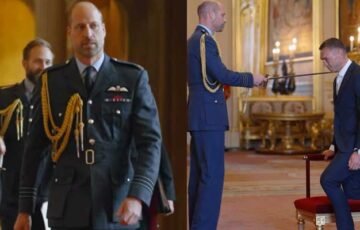 Kensington Palace releases video after Kevin Sinfield knighted by Prince William