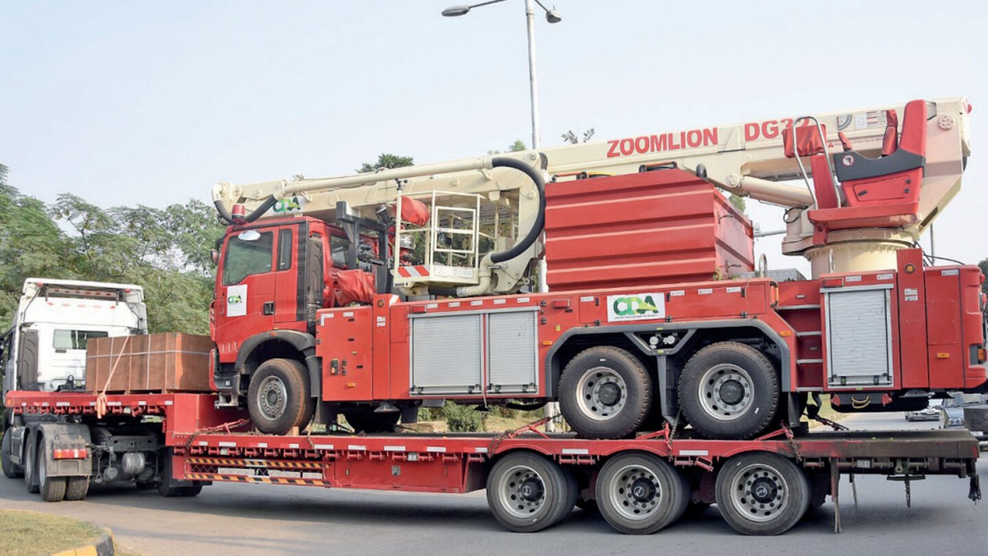 Chinese fire, rescue fleet reaches capital