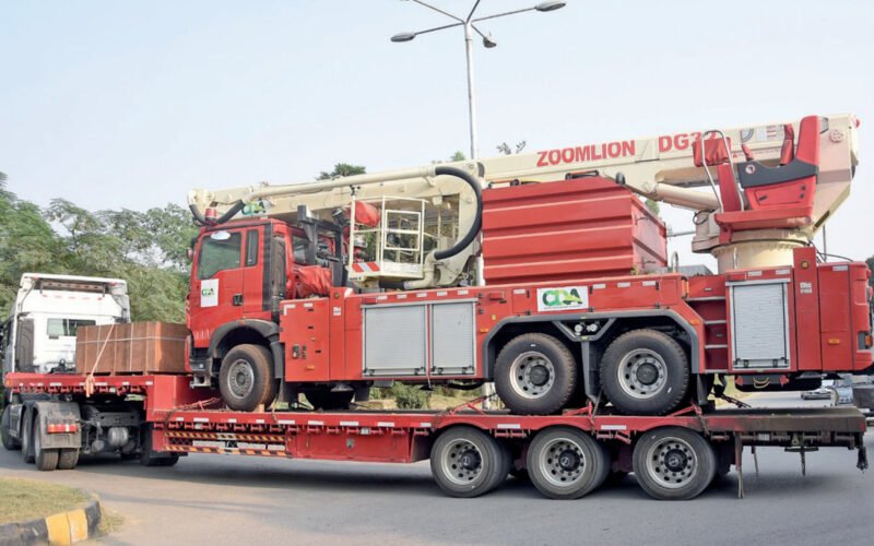 Chinese fire, rescue fleet reaches capital