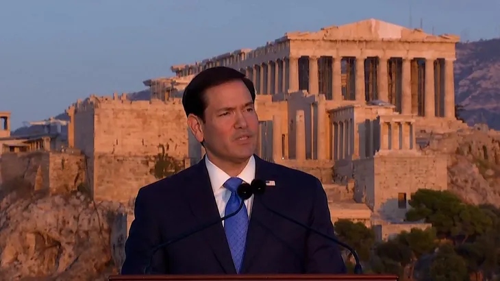 Rubio praises nationalism and ties ‘America First’ values to ancient Greece