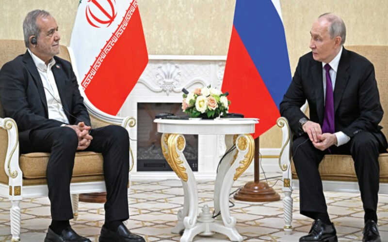 Putin offers Pezeshkian help to end Iran war