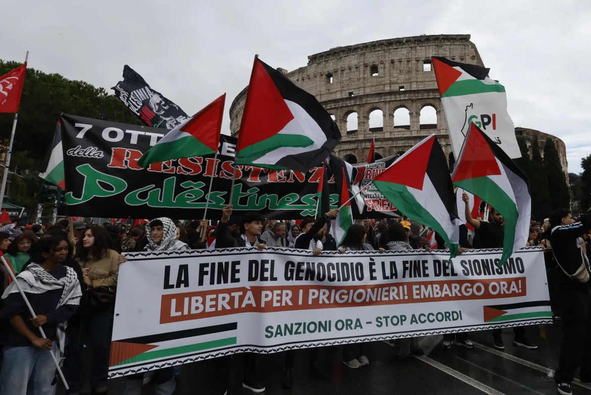 Photos: Thousands march across Europe to demand end to Israel’s war on Gaza
